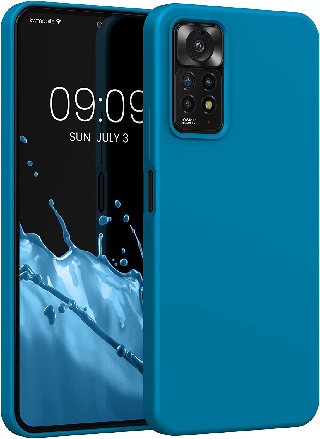 KWmobile Soft Slim Flexible Rubber Cover - Θήκη Σιλικόνης Xiaomi Redmi Note 11 Pro - Caribbean Blue