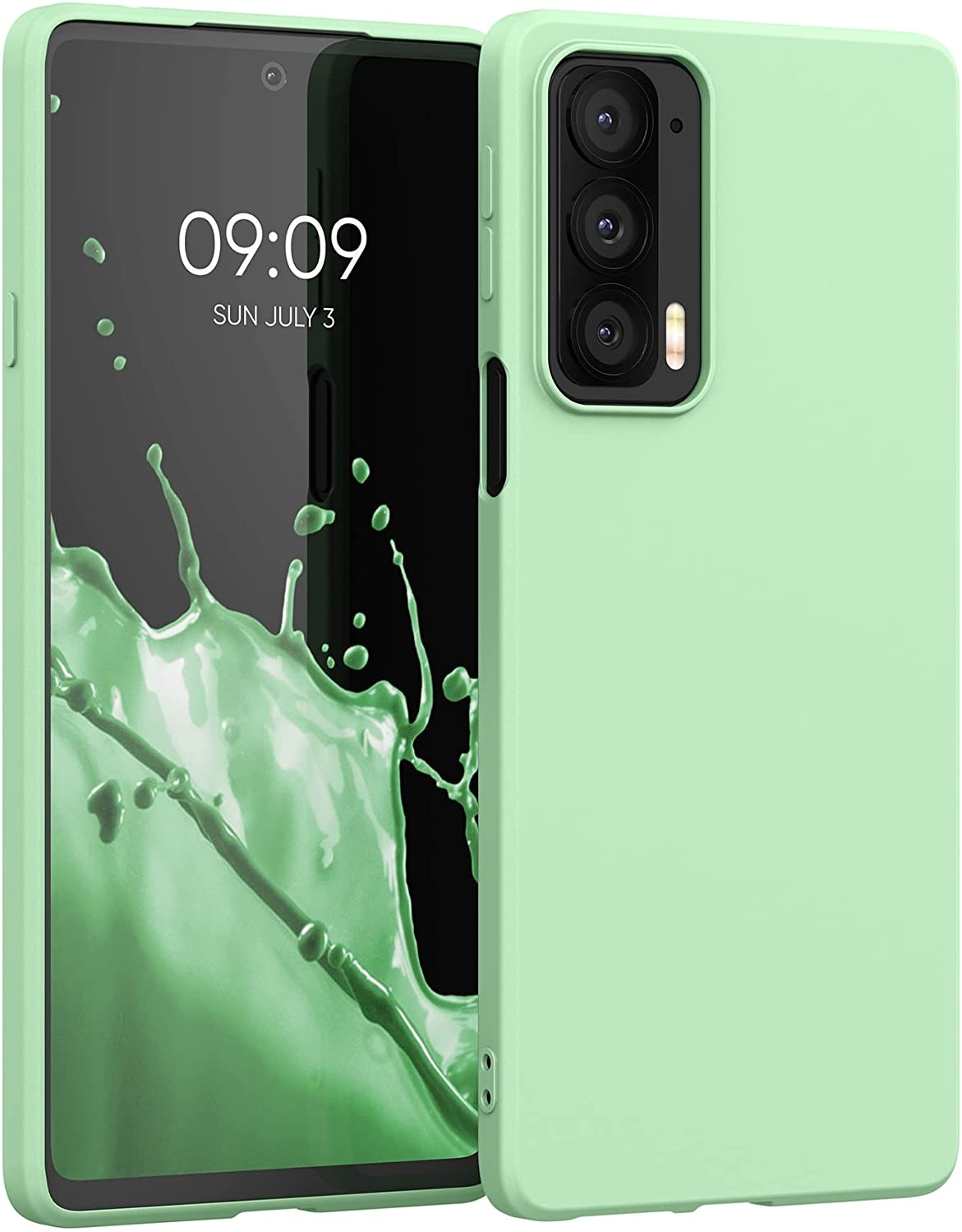 KWmobile Θήκη Σιλικόνης Motorola Edge 20 - Mint Matte