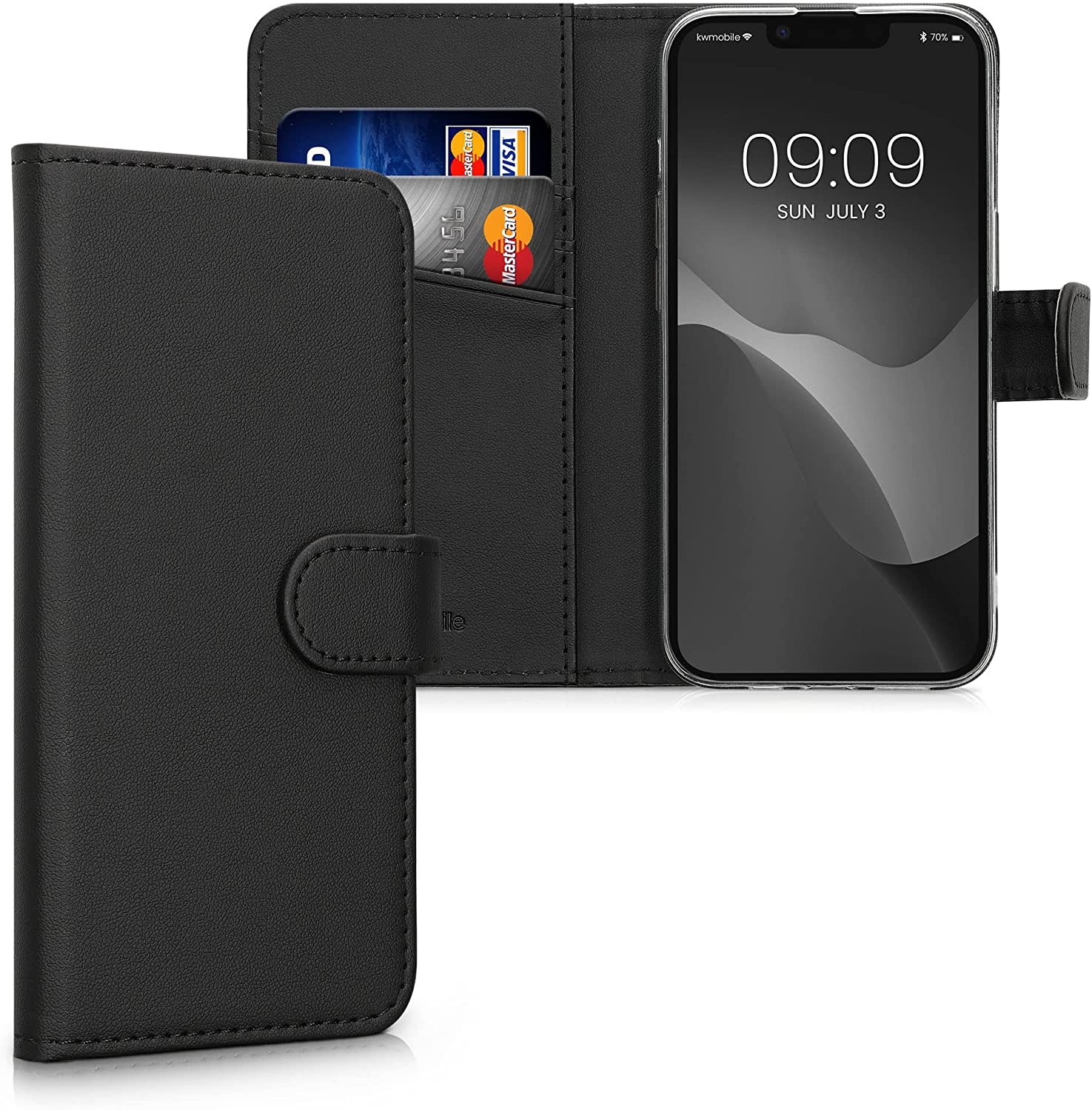 KWmobile Θήκη - Πορτοφόλι Apple iPhone 13 - Black