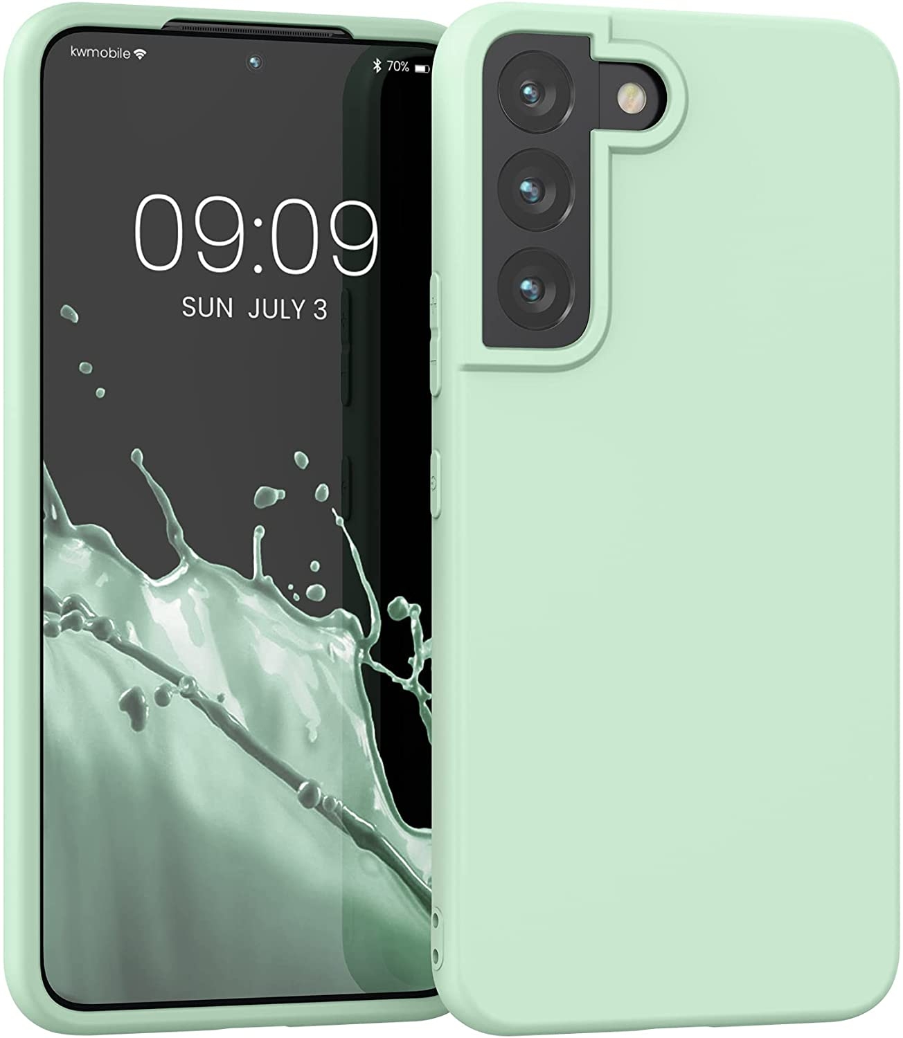 KWmobile Θήκη Σιλικόνης Samsung Galaxy S22 5G - Mint Matte