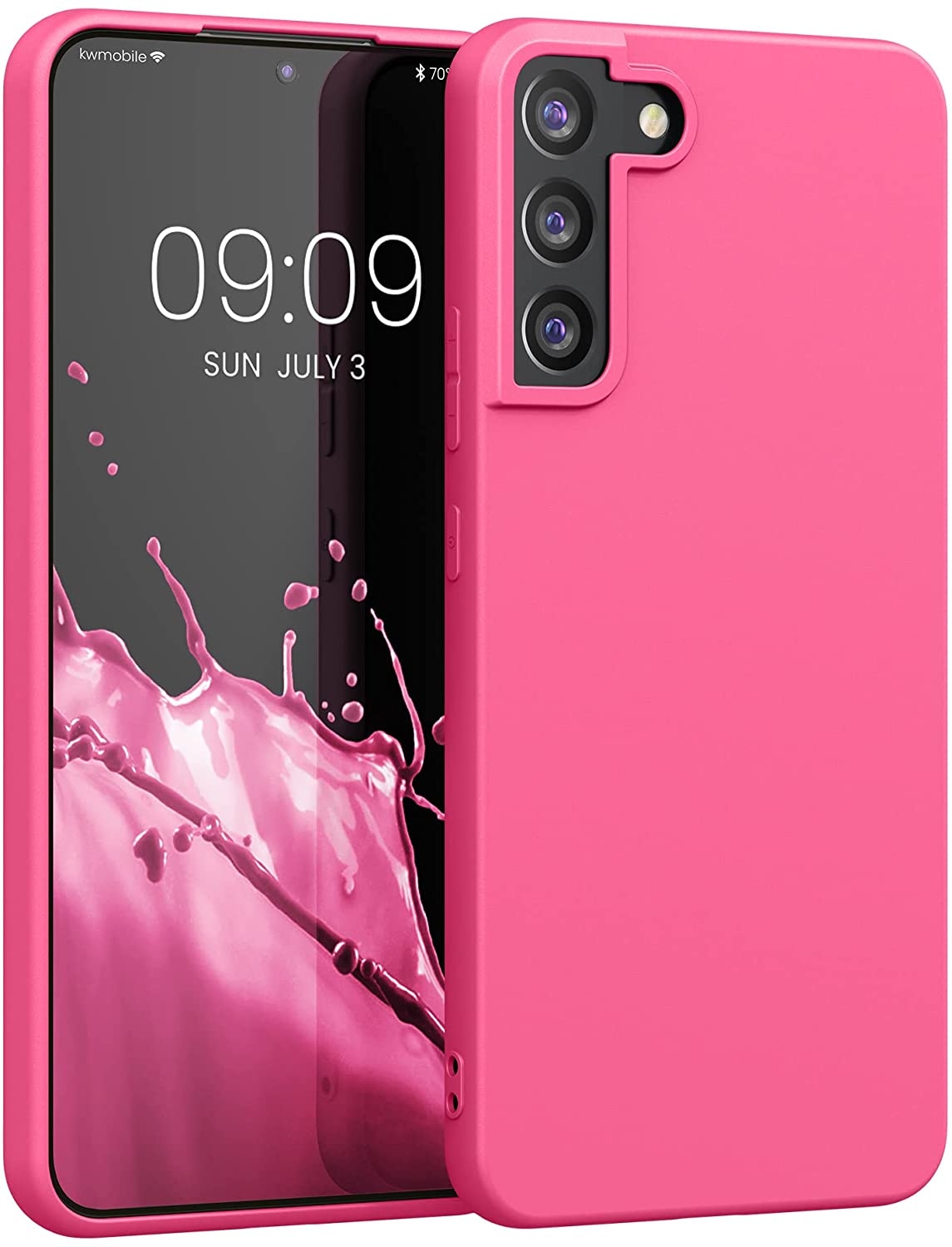 KWmobile Θήκη Σιλικόνης Samsung Galaxy S22 Plus 5G - Neon Pink