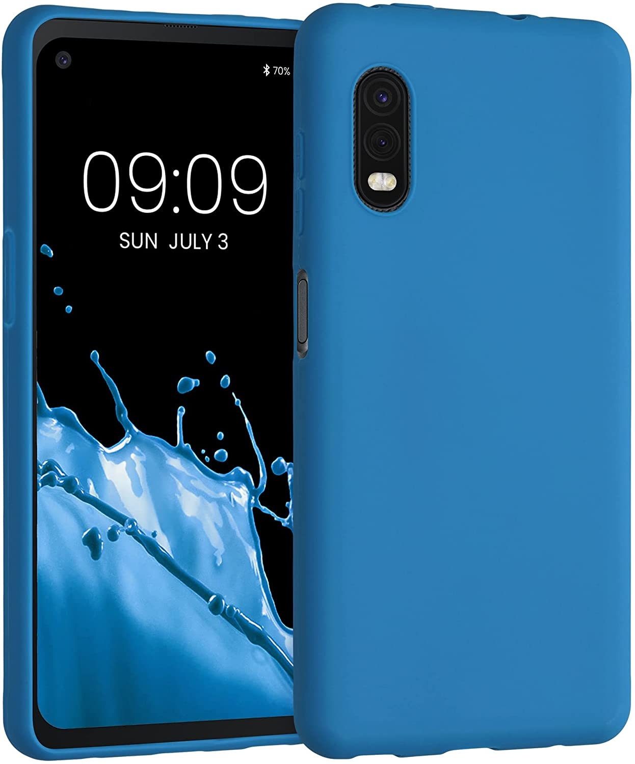 KWmobile Θήκη Σιλικόνης Samsung Galaxy Xcover Pro - Blue Reef
