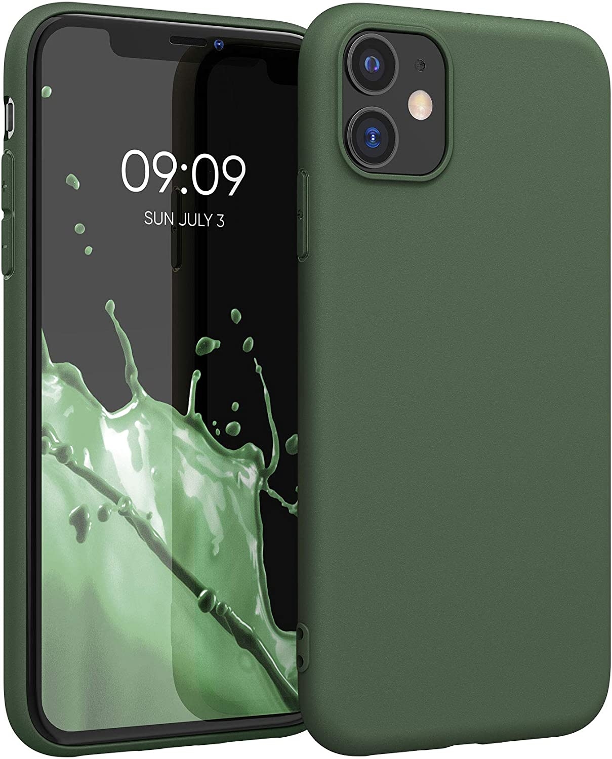 KWmobile Θήκη Σιλικόνης Apple iPhone 11 - Dark Green Matte 