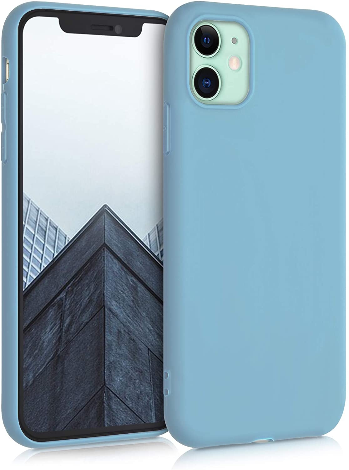 KWmobile Θήκη Σιλικόνης Apple iPhone 11 - Stone Blue 