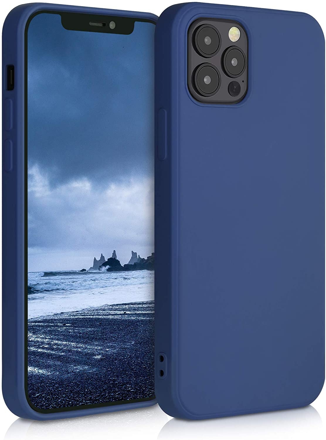 KWmobile Θήκη Σιλικόνης Apple iPhone 12 / 12 Pro - Navy Blue