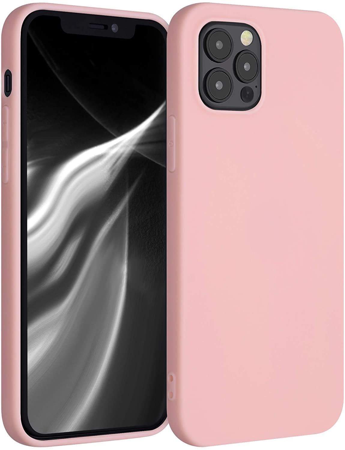 KWmobile Θήκη Σιλικόνης Apple iPhone 12 / 12 Pro - Rose Gold Matte