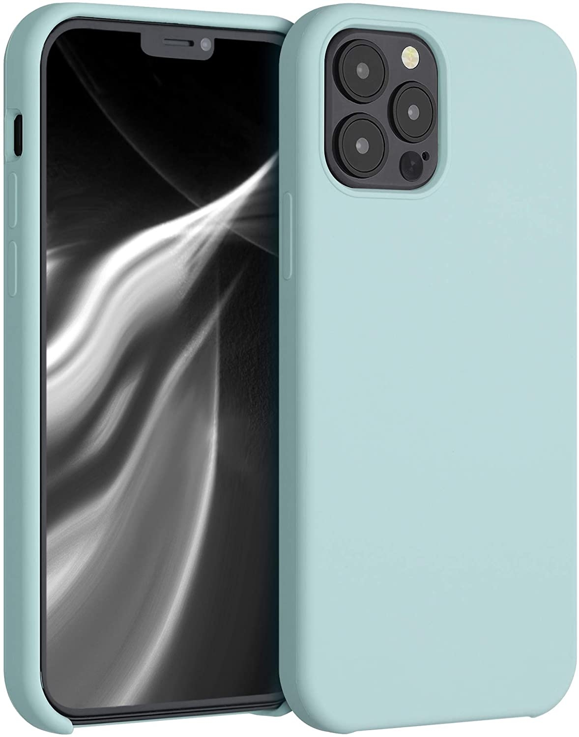KWmobile Θήκη Σιλικόνης Apple iPhone 12 / 12 Pro - Soft Flexible Rubber Cover - Mint Matte 