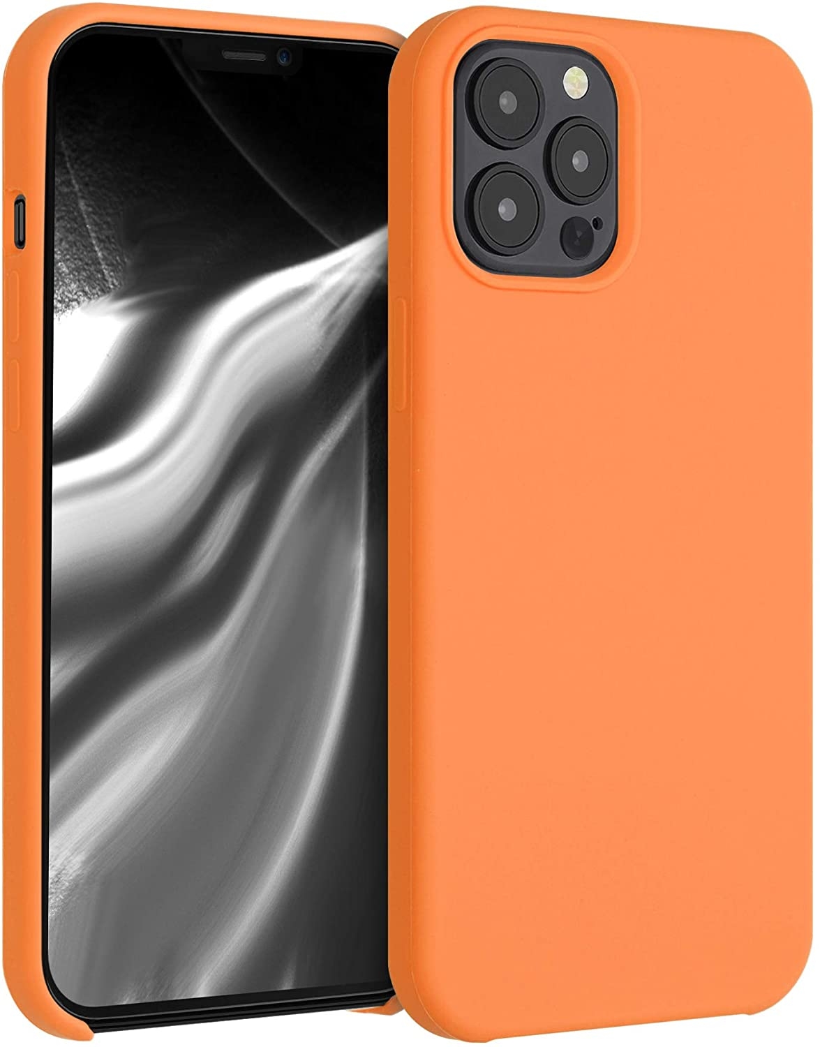 KWmobile Θήκη Σιλικόνης Apple iPhone 12 Pro Max - Soft Flexible Rubber Cover - Cosmic Orange