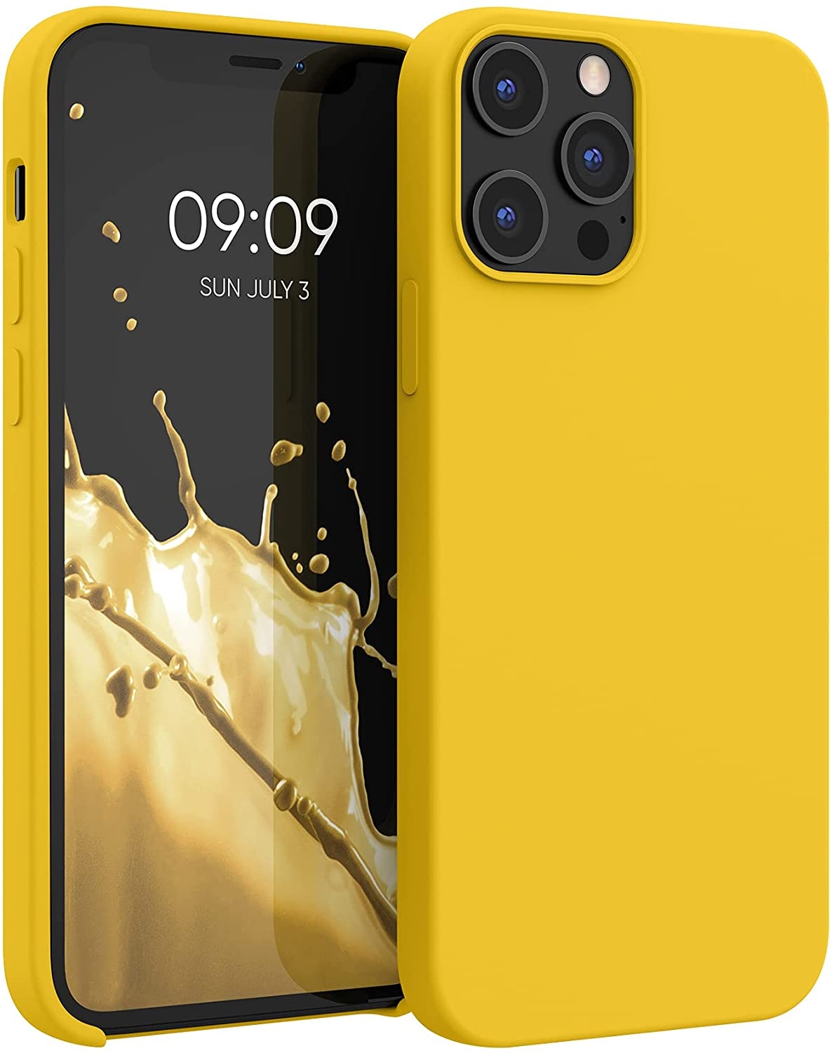 KWmobile Θήκη Σιλικόνης Apple iPhone 12 Pro Max - Soft Flexible Rubber Cover - Honey Yellow