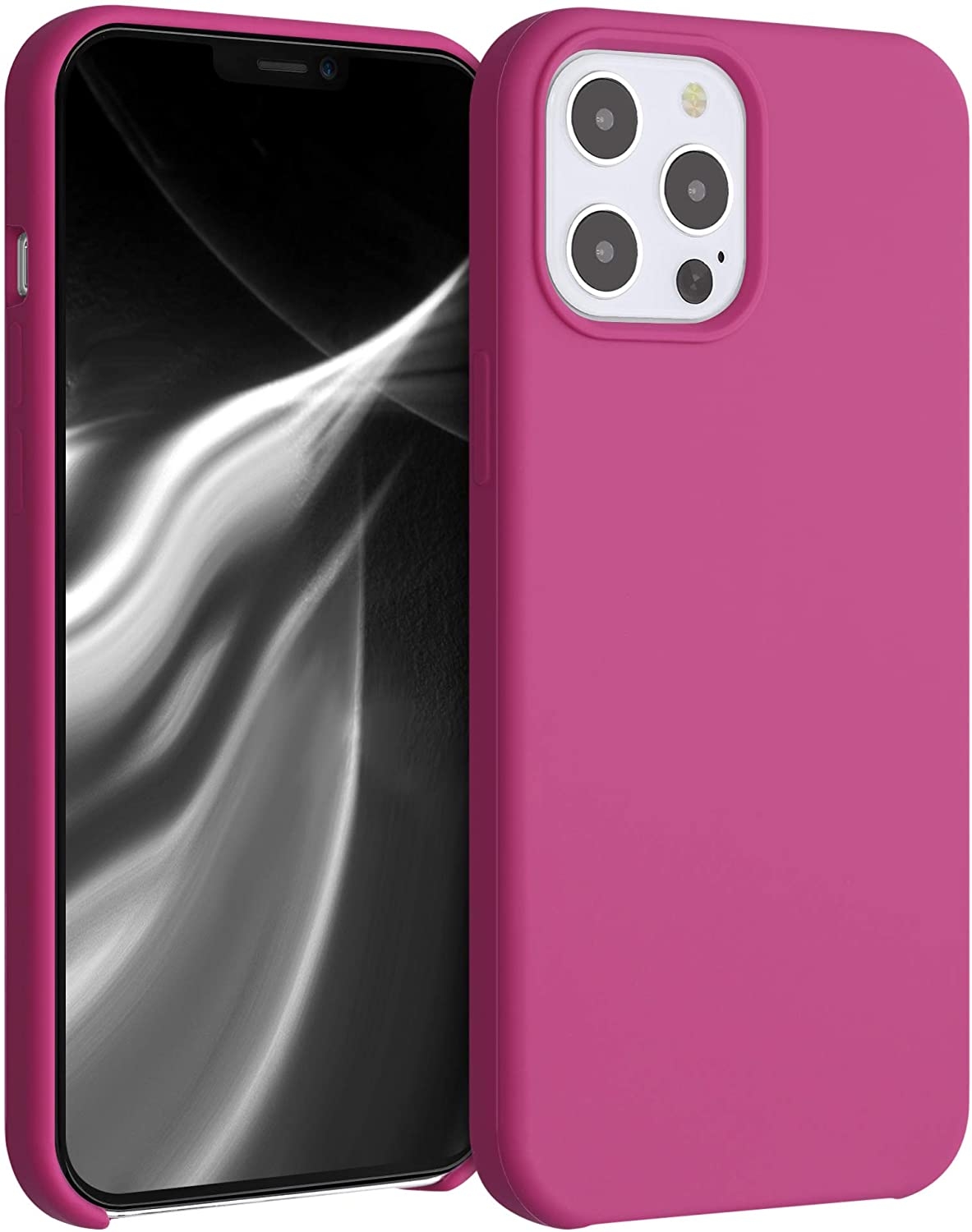 KWmobile Θήκη Σιλικόνης Apple iPhone 12 Pro Max - Soft Flexible Rubber Cover - Pomegranate Red