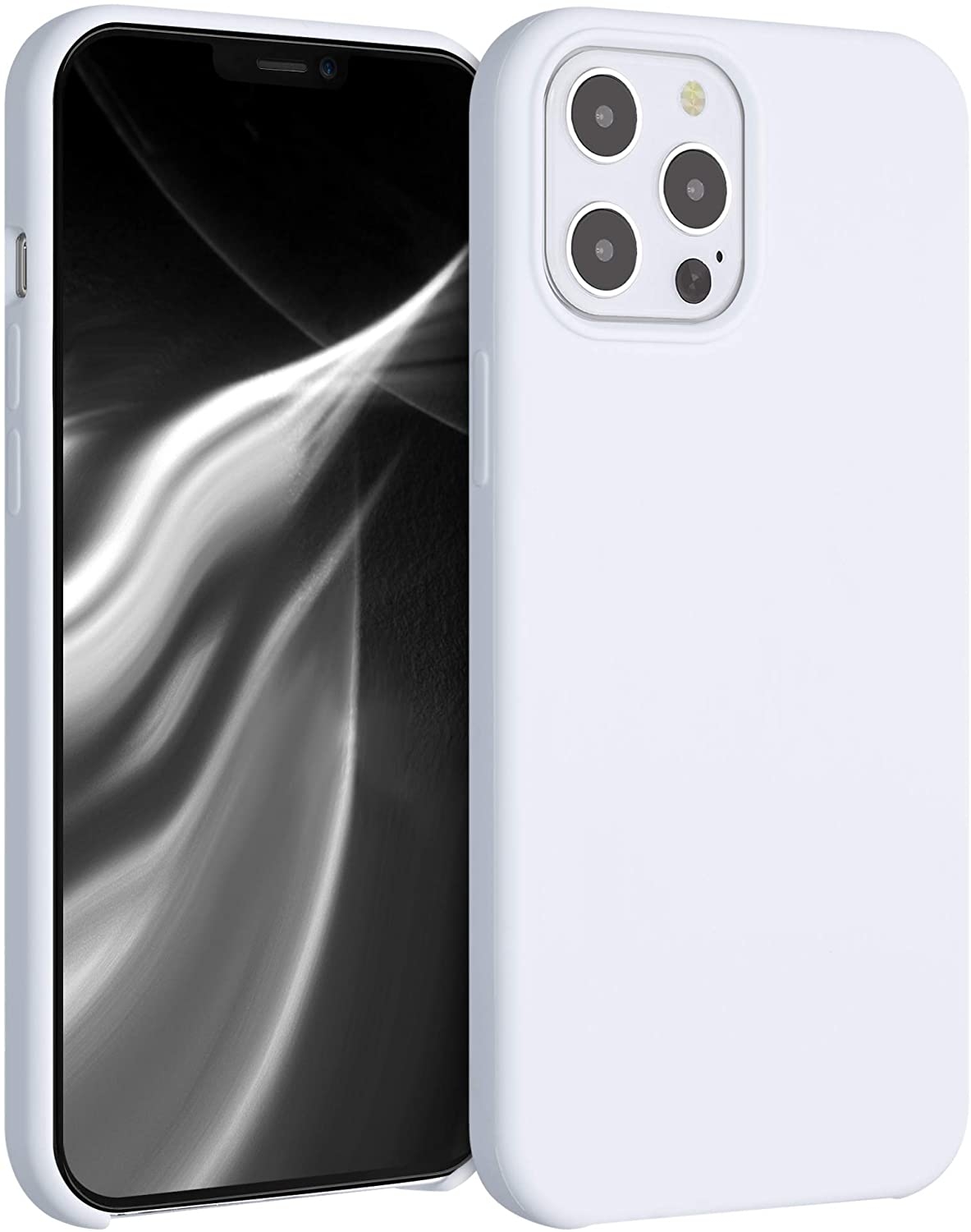 KWmobile Θήκη Σιλικόνης Apple iPhone 12 Pro Max - Soft Flexible Rubber Cover - White