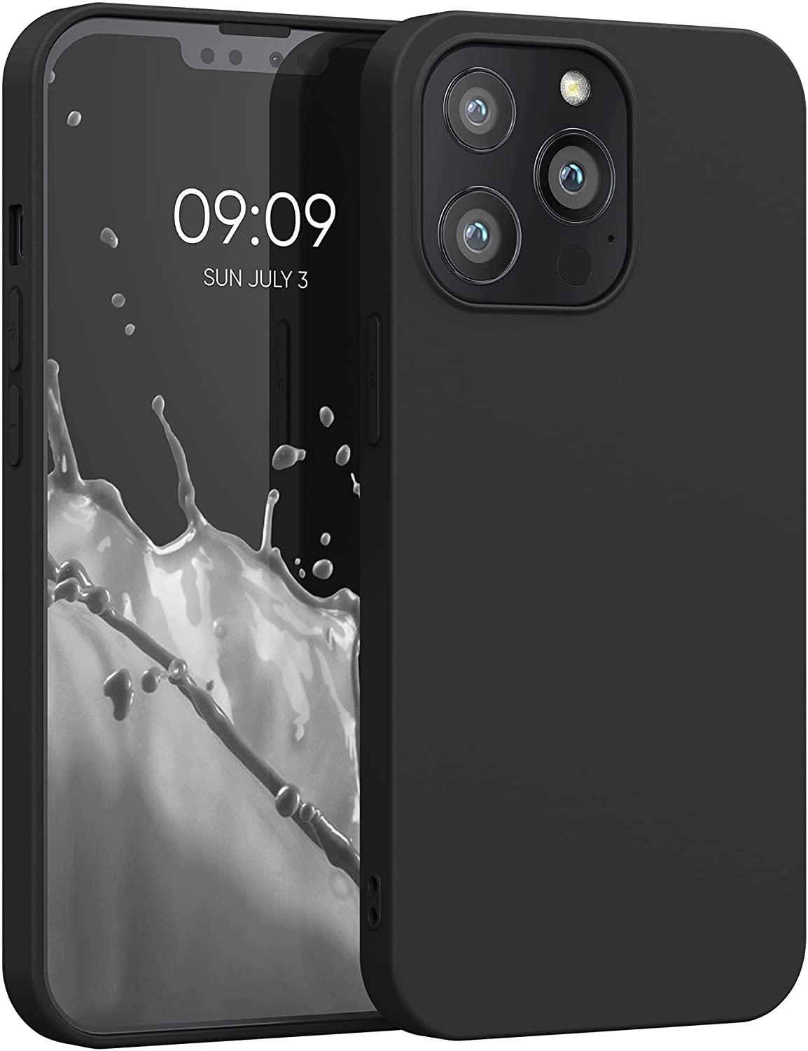 KWmobile Θήκη Σιλικόνης Apple iPhone 13 Pro - Black Matte