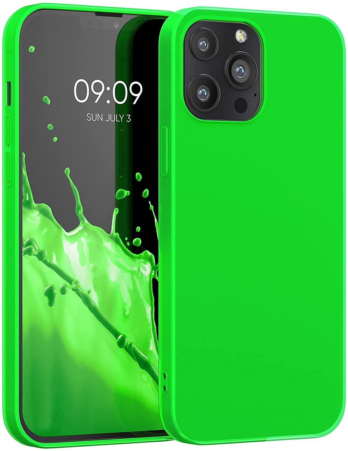 KWmobile Θήκη Σιλικόνης Apple iPhone 13 Pro Max - Neon Green