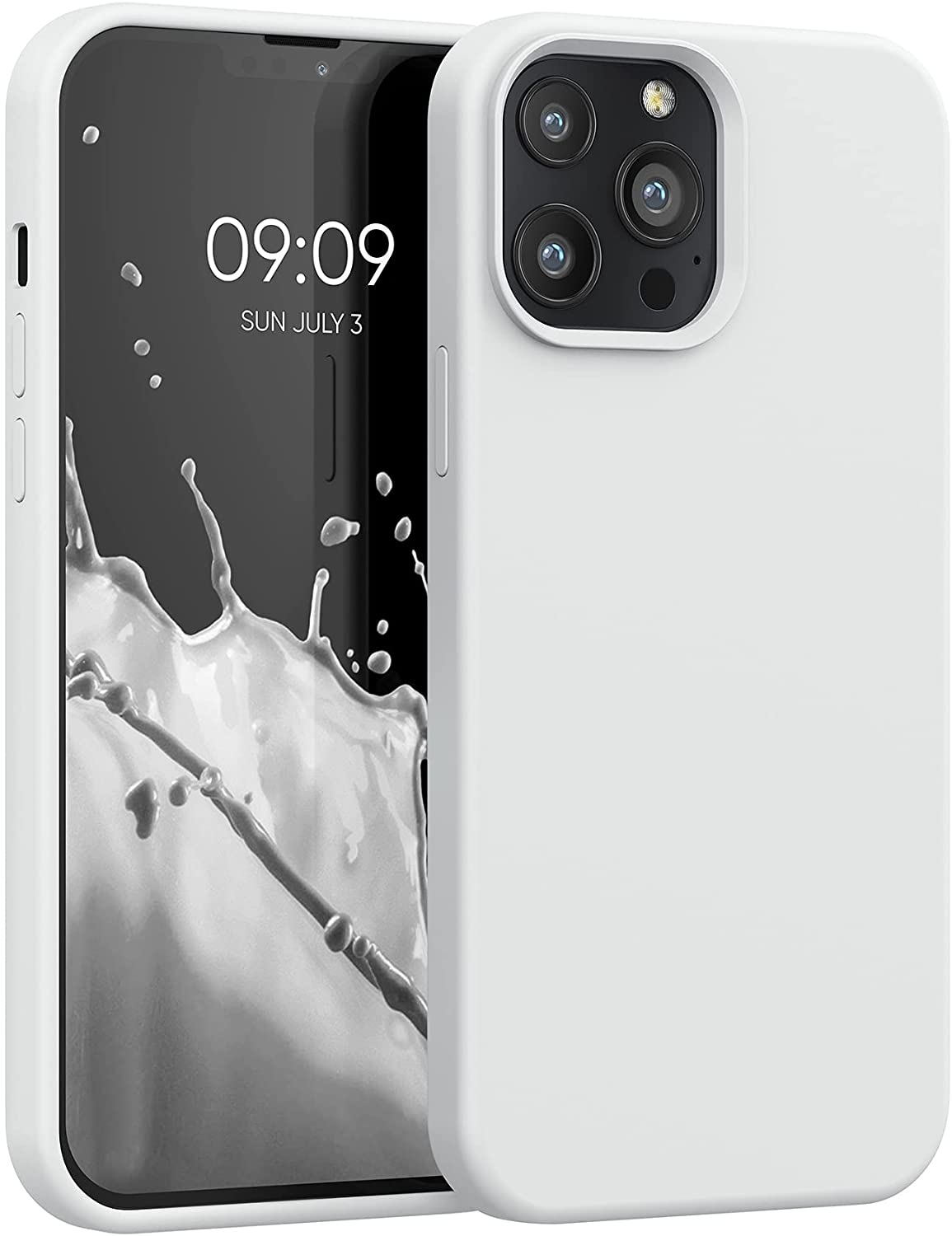 KWmobile Θήκη Σιλικόνης Apple iPhone 13 Pro Max - Soft Flexible Rubber Cover - White