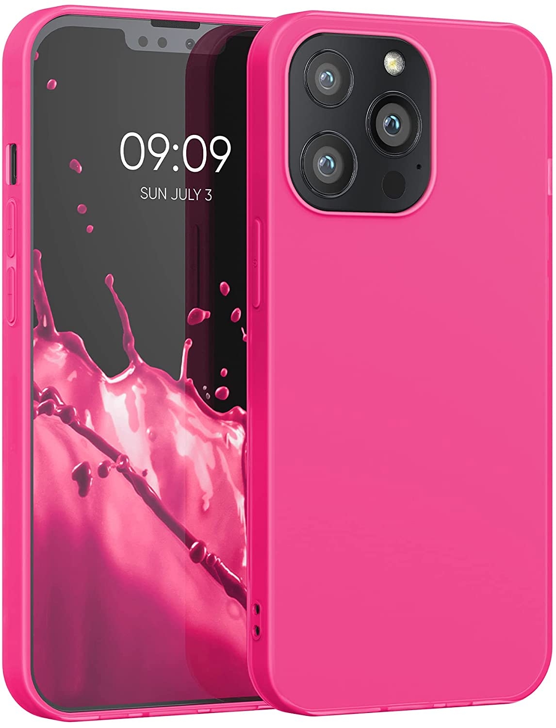 KWmobile Θήκη Σιλικόνης Apple iPhone 13 Pro - Neon Pink