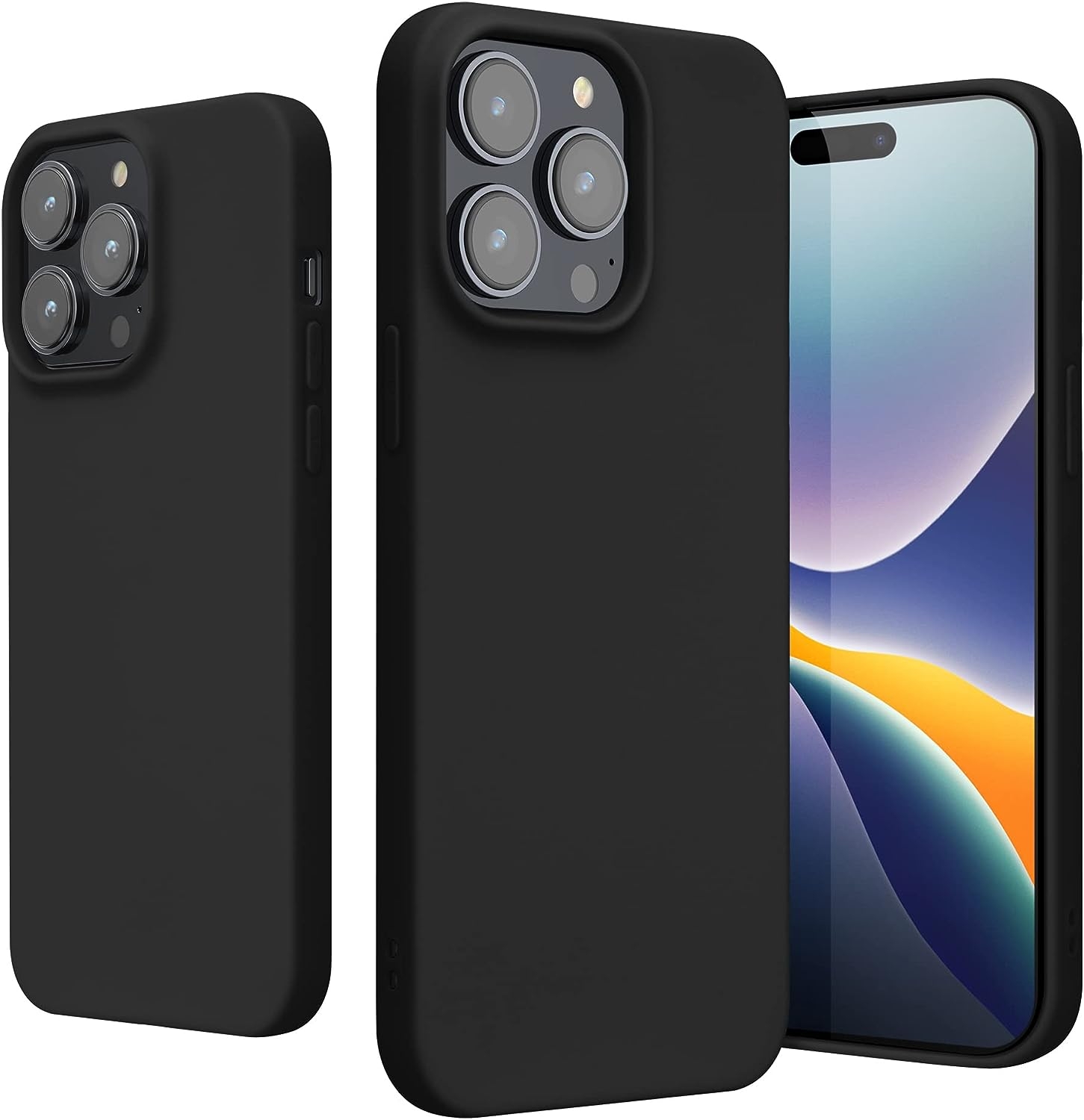 KWmobile Θήκη Σιλικόνης Apple iPhone 14 Pro Max - Black Matte