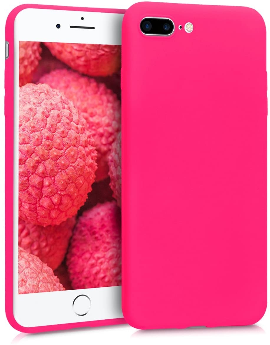 KWmobile Θήκη Σιλικόνης Apple iPhone 7 Plus /8 Plus - Neon Pink