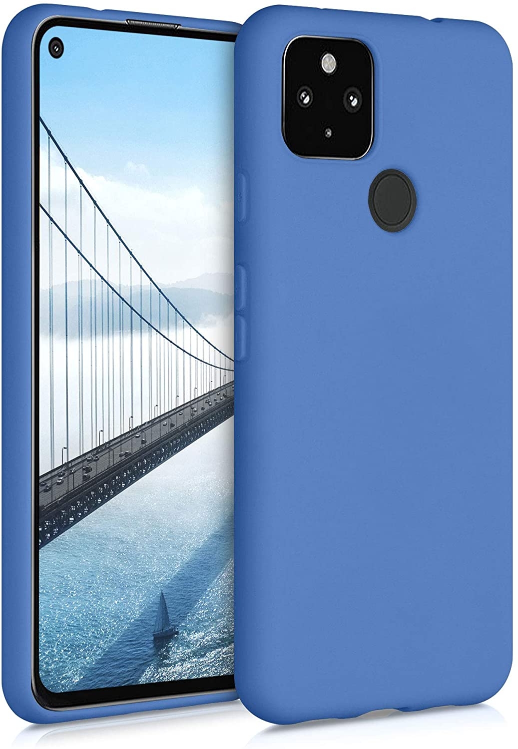 KWmobile Θήκη Σιλικόνης Google Pixel 4a 5G - Denim