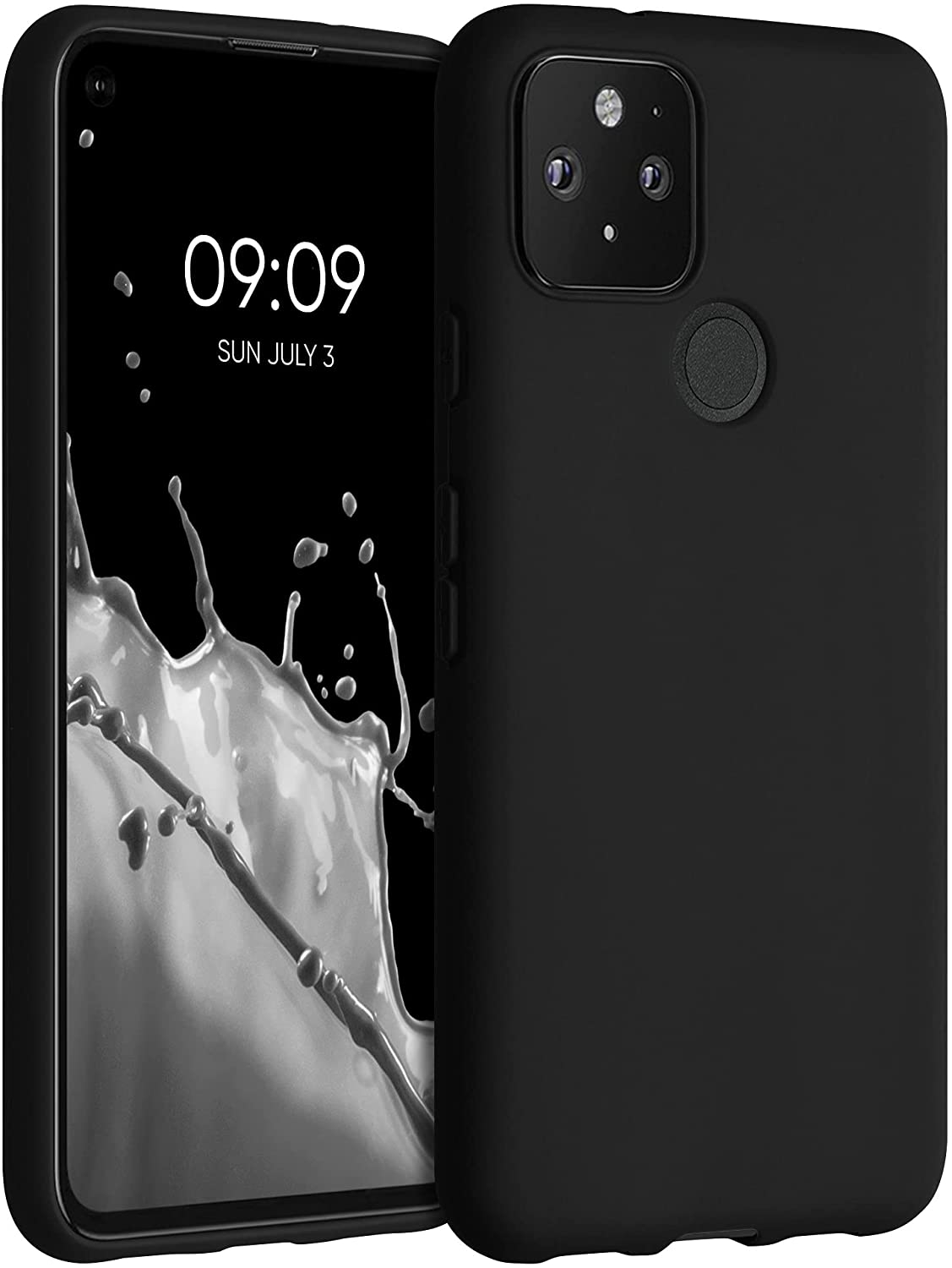 KWmobile Θήκη Σιλικόνης Google Pixel 5 - Black