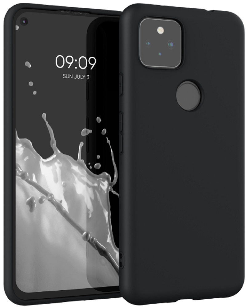 KWmobile Θήκη Σιλικόνης Google Pixel 5a - Black