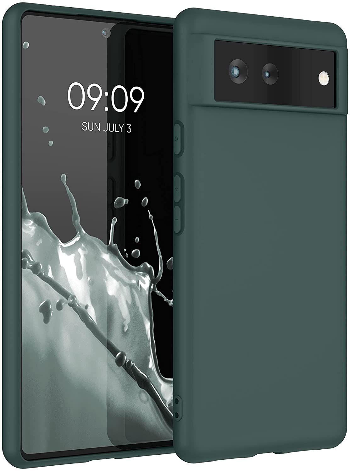 KWmobile Θήκη Σιλικόνης Google Pixel 6 - Blue Green