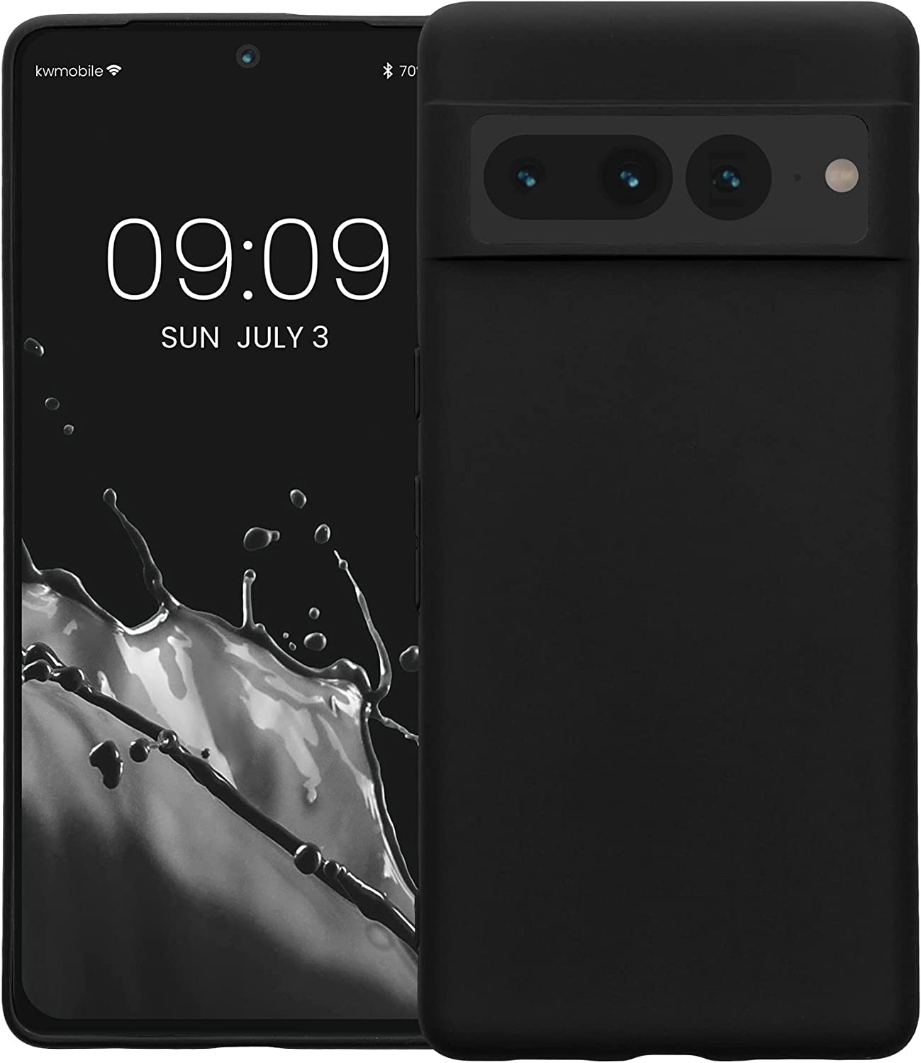 KWmobile Θήκη Σιλικόνης Google Pixel 7 Pro - Black