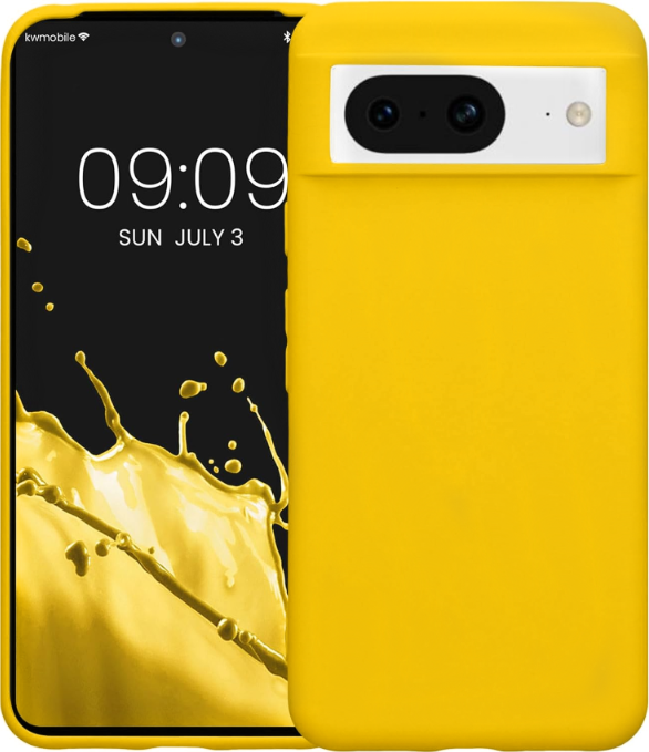 KWmobile Θήκη Σιλικόνης Google Pixel 8 - Radiant Yellow