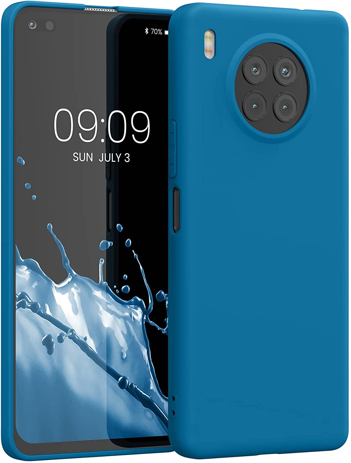 KWmobile Θήκη Σιλικόνης Honor 50 Lite - Caribbean Blue