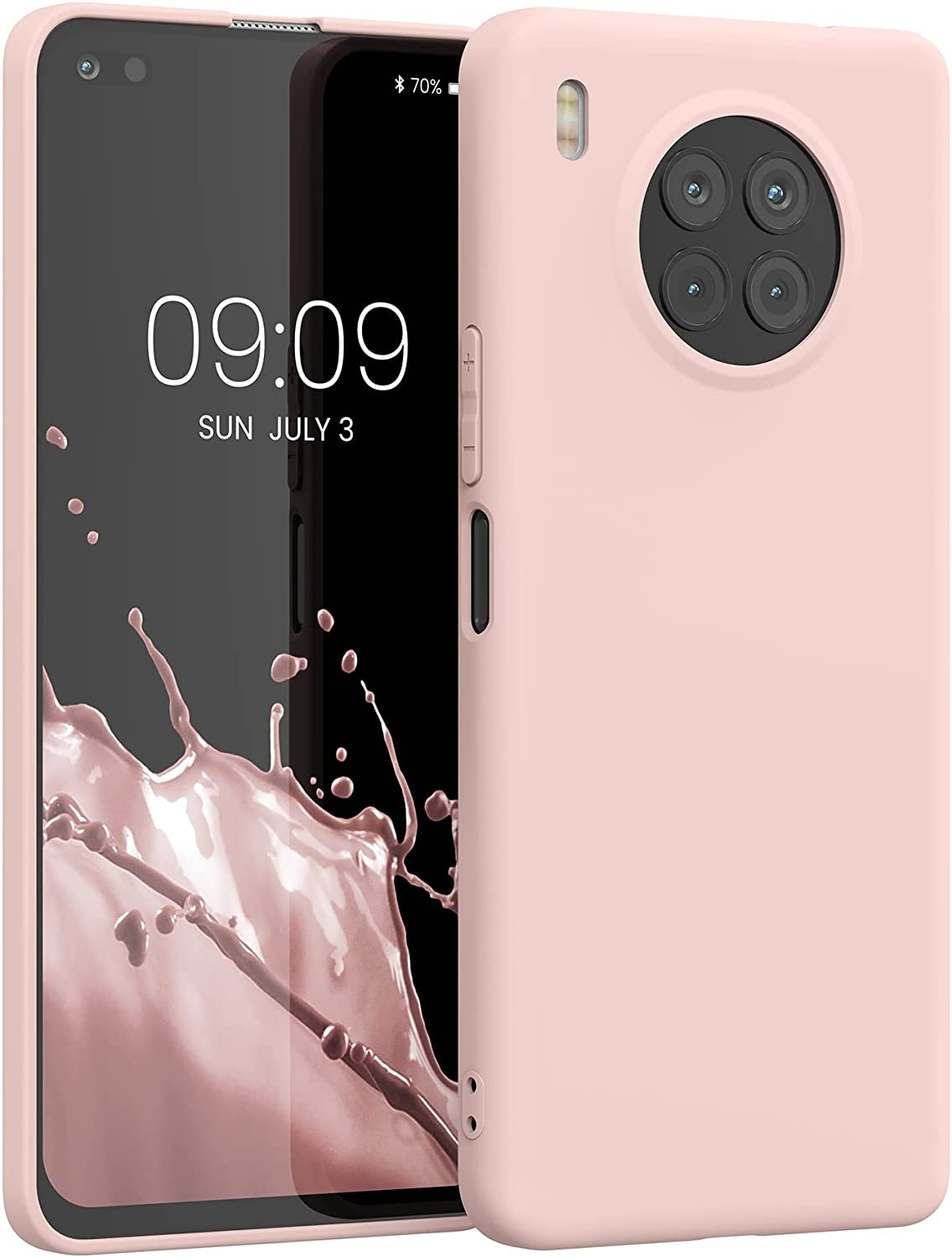 KWmobile Θήκη Σιλικόνης Honor 50 Lite - Coconut Swirl 