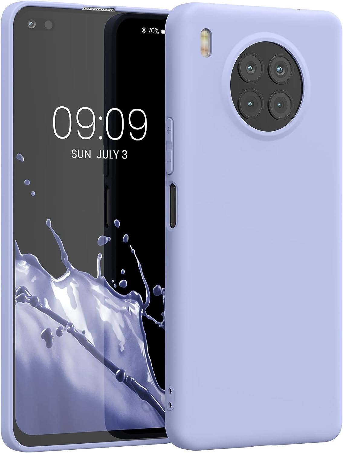 KWmobile Θήκη Σιλικόνης Honor 50 Lite - Light Lavender