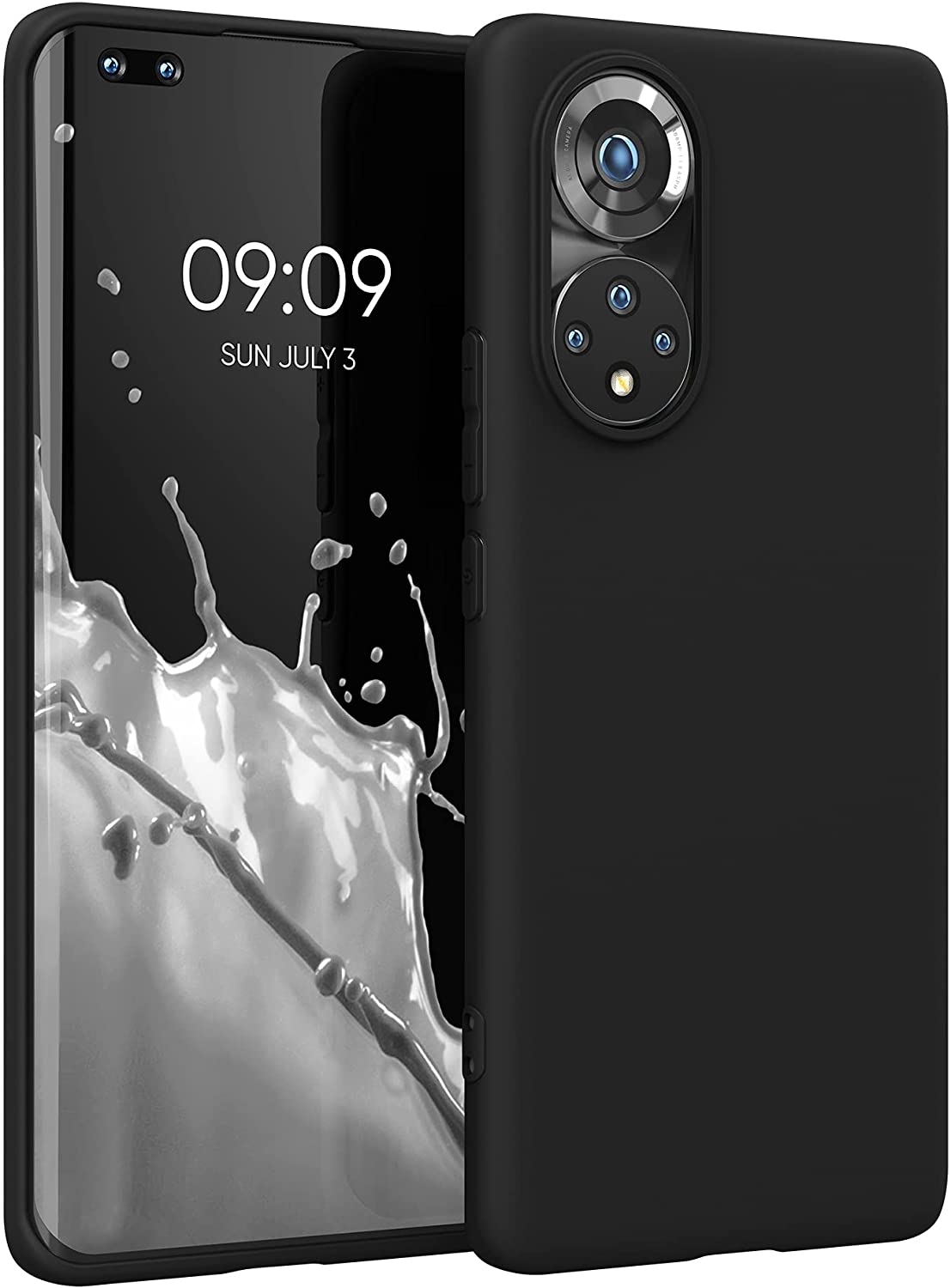 KWmobile Θήκη Σιλικόνης Honor 50 Pro - Black