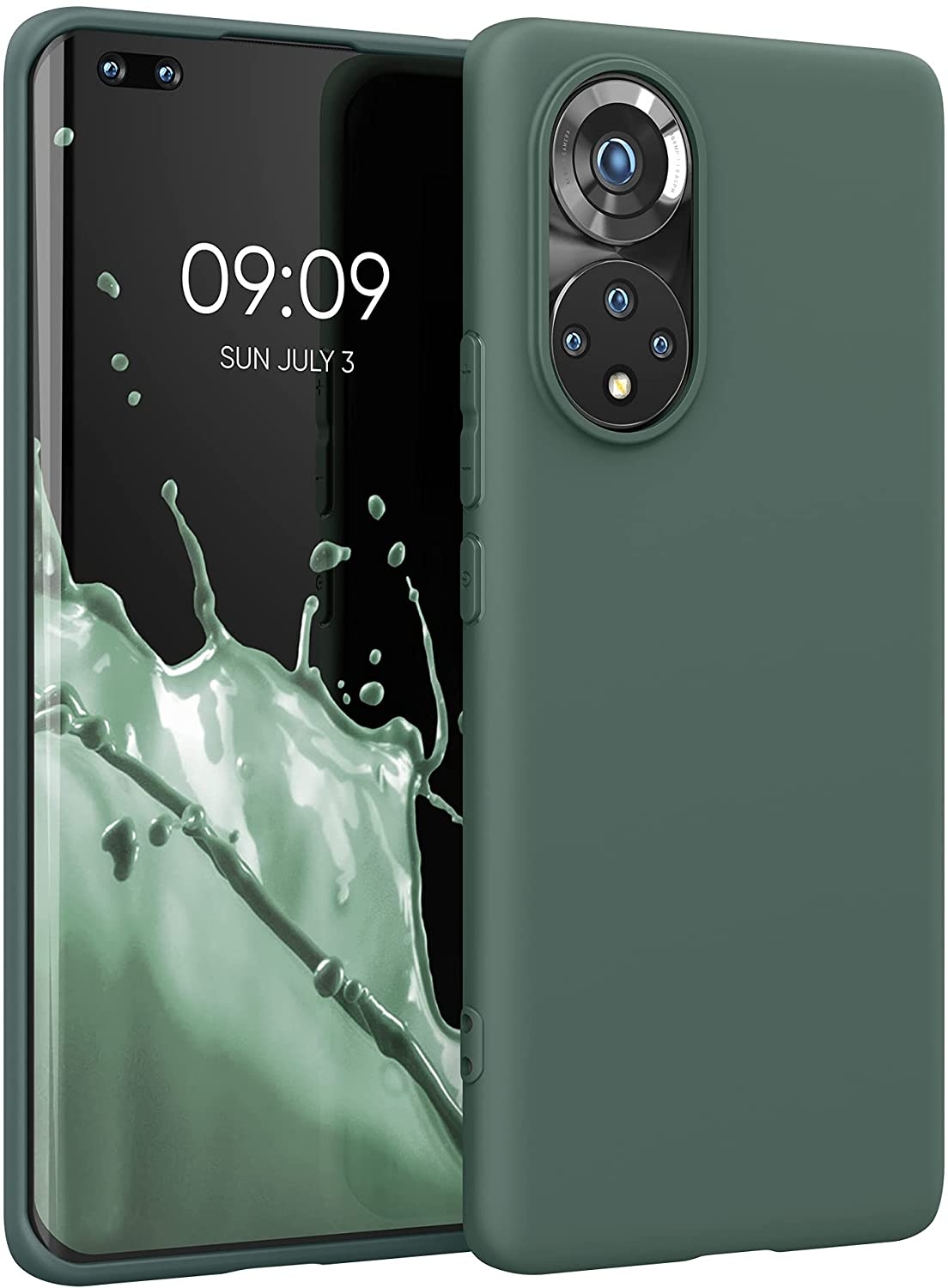 KWmobile Θήκη Σιλικόνης Honor 50 Pro - Forest Green