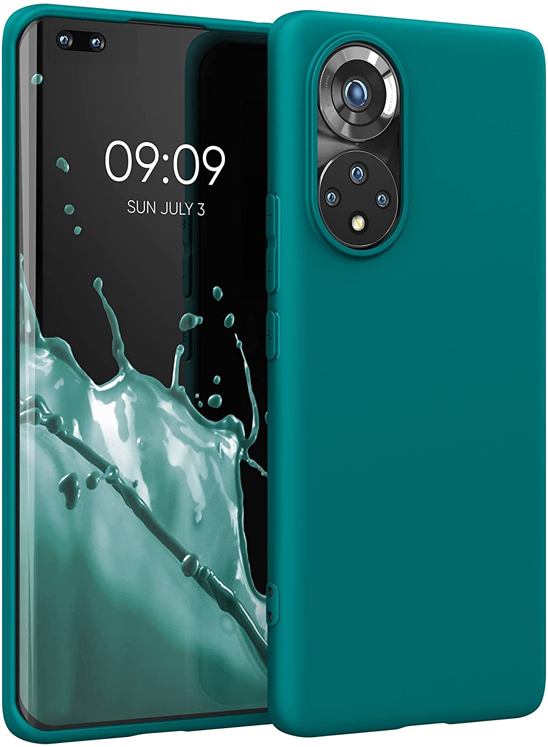 KWmobile Θήκη Σιλικόνης Honor 50 Pro - Teal Matte