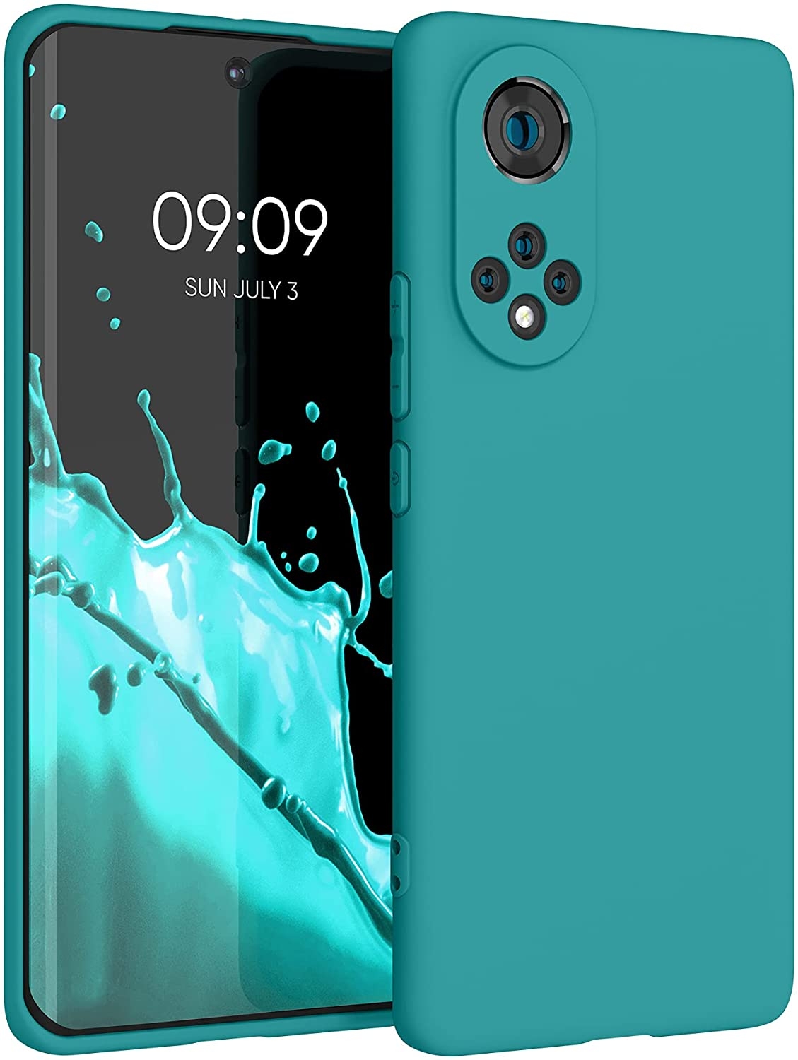 KWmobile Θήκη Σιλικόνης Honor 50 - Teal Matte