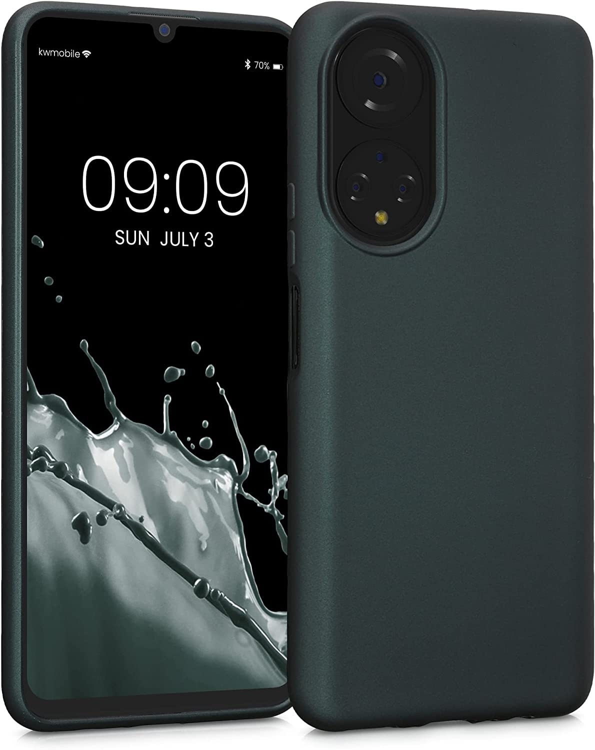 KWmobile Θήκη Σιλικόνης Honor X7 - Metallic Teal