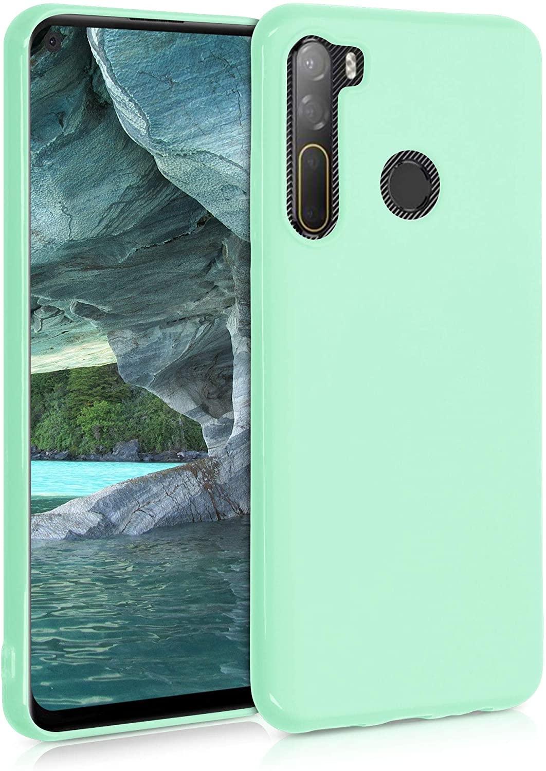 KWmobile Θήκη Σιλικόνης HTC Desire 20 Pro - Mint Matte