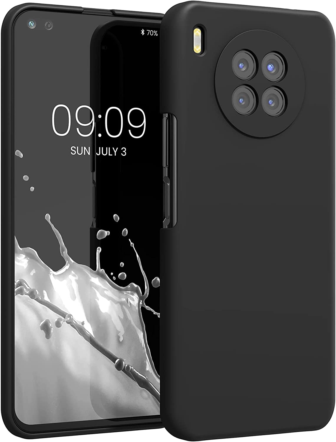 KWmobile Θήκη Σιλικόνης Huawei Nova 8i - Soft Flexible Rubber Cover - Black