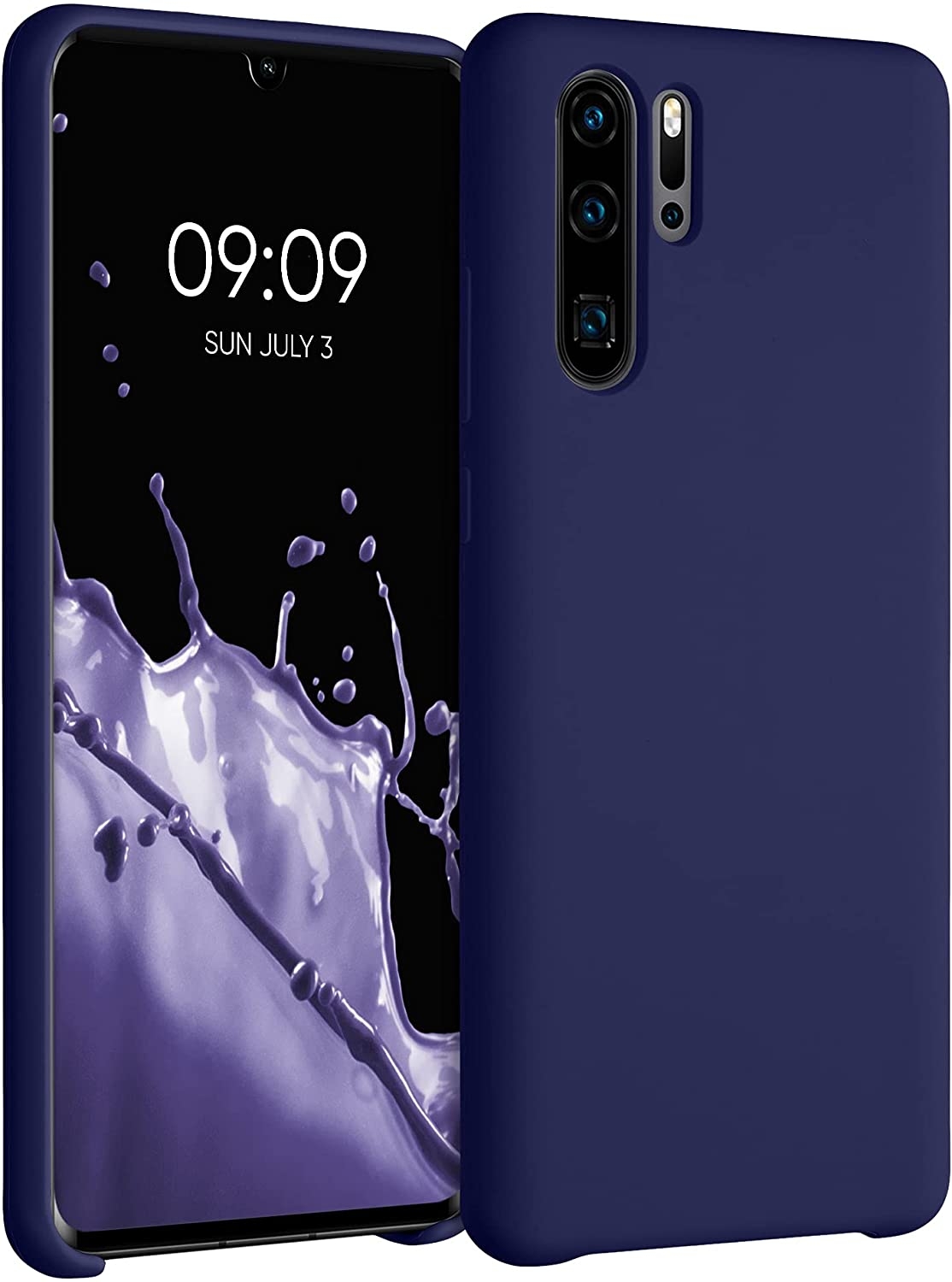 KWmobile Θήκη Σιλικόνης Huawei P30 Pro - Soft Flexible Rubber Cover - Deep Blue Sea