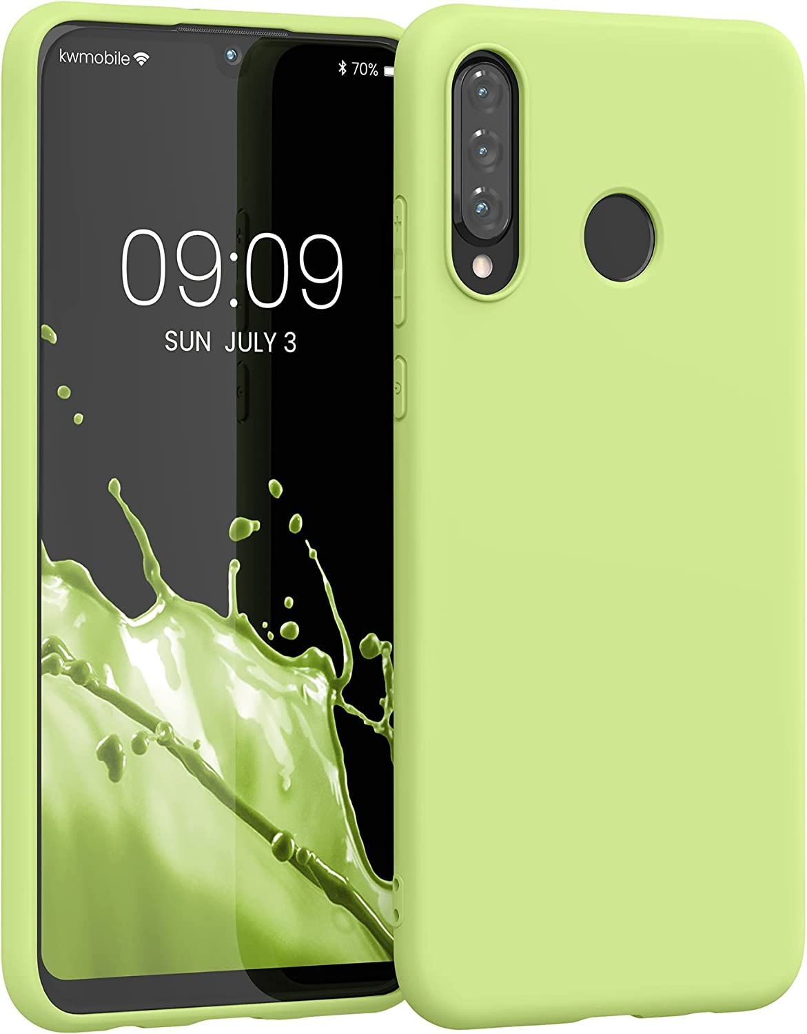 KWmobile Θήκη Σιλικόνης Huawei P30 Lite - Green Sheen