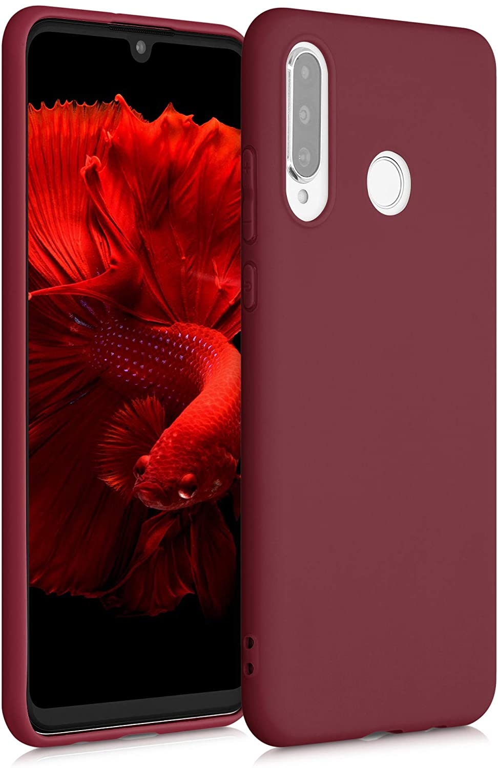 KWmobile Θήκη Σιλικόνης Huawei P30 Lite - Rhubarb Red