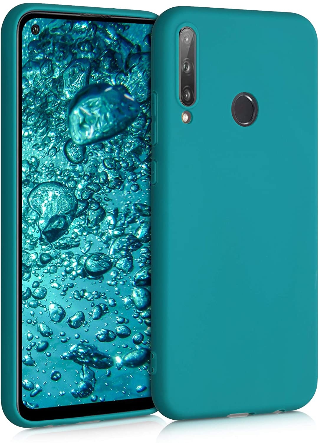 KWmobile Θήκη Σιλικόνης Huawei P40 Lite E - Teal Matte