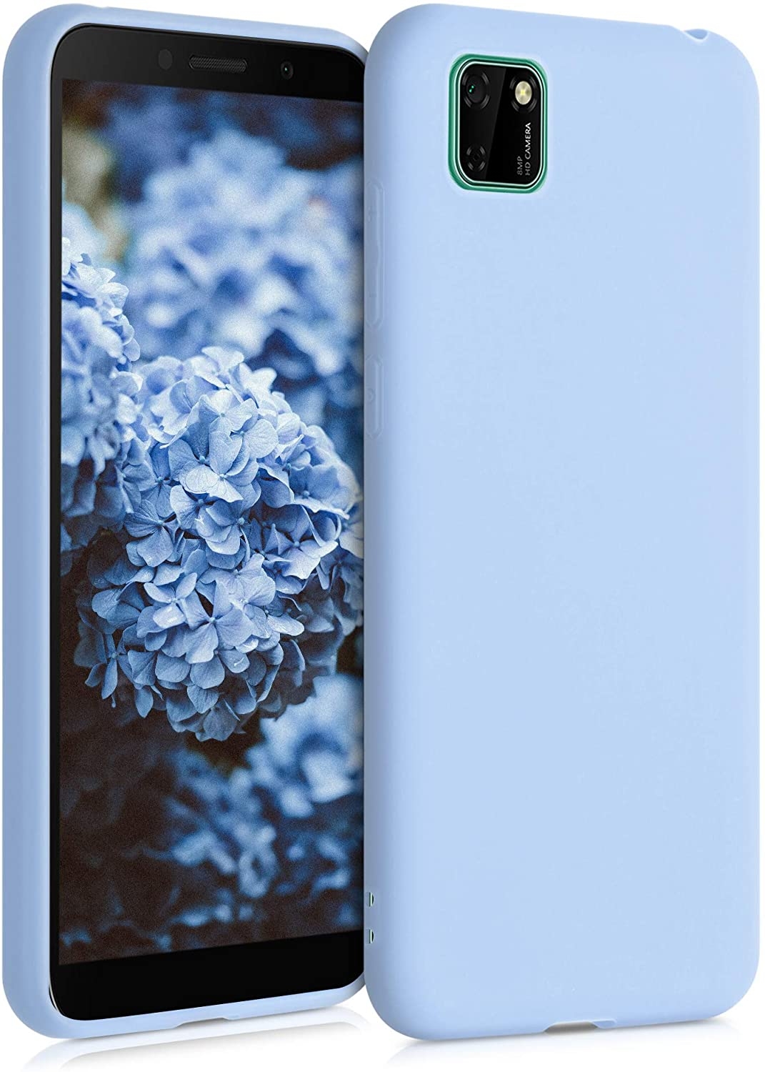 KWmobile Θήκη Σιλικόνης Huawei Y5p - Light Blue Matte