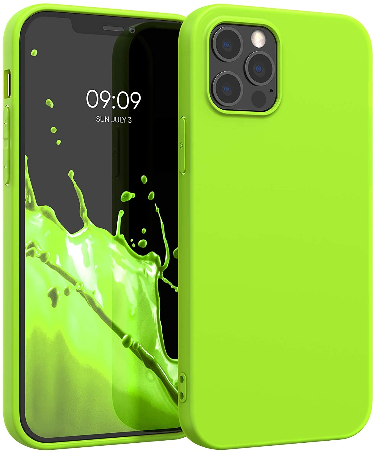 KWmobile Θήκη Σιλικόνης Apple iPhone 12 Pro Max - Neon Yellow