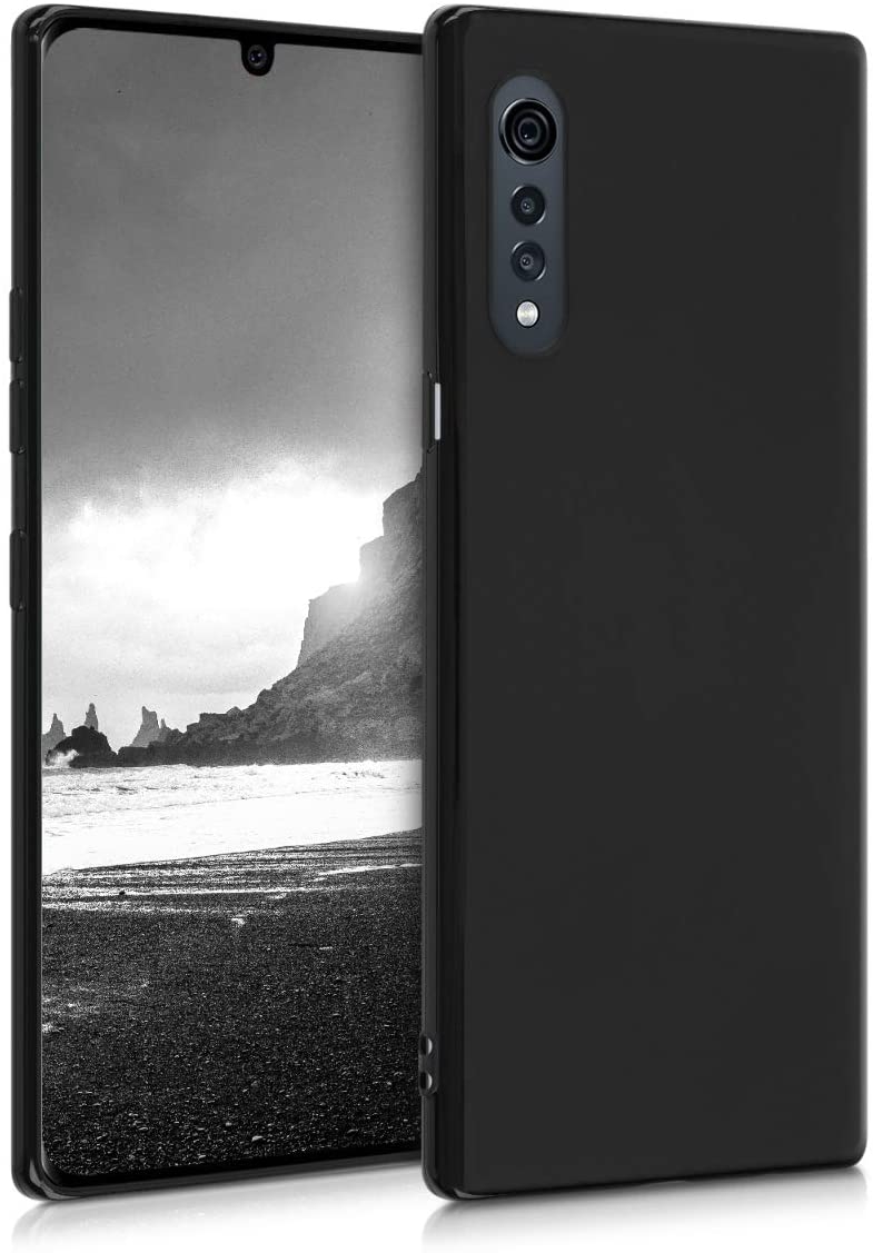 KWmobile Θήκη Σιλικόνης LG Velvet - Black Matte