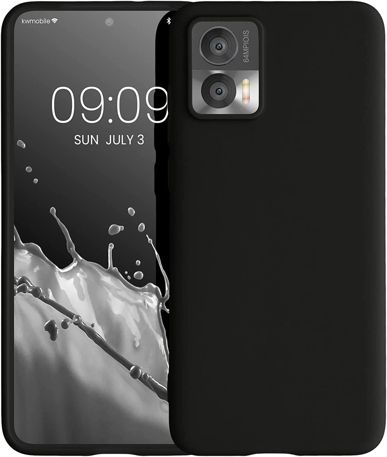 KWmobile Θήκη Σιλικόνης Motorola Edge 30 Neo - Black Matte