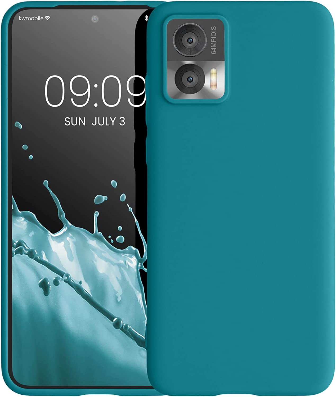 KWmobile Θήκη Σιλικόνης Motorola Edge 30 Neo - Petrol