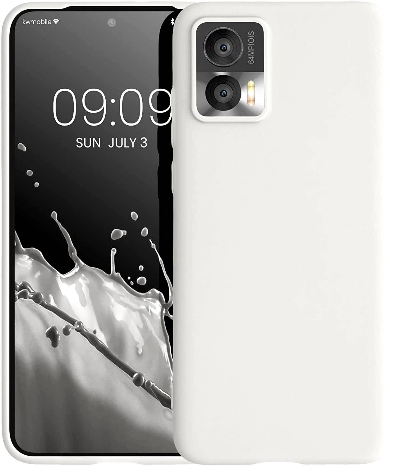 KWmobile Θήκη Σιλικόνης Motorola Edge 30 Neo - White Matte