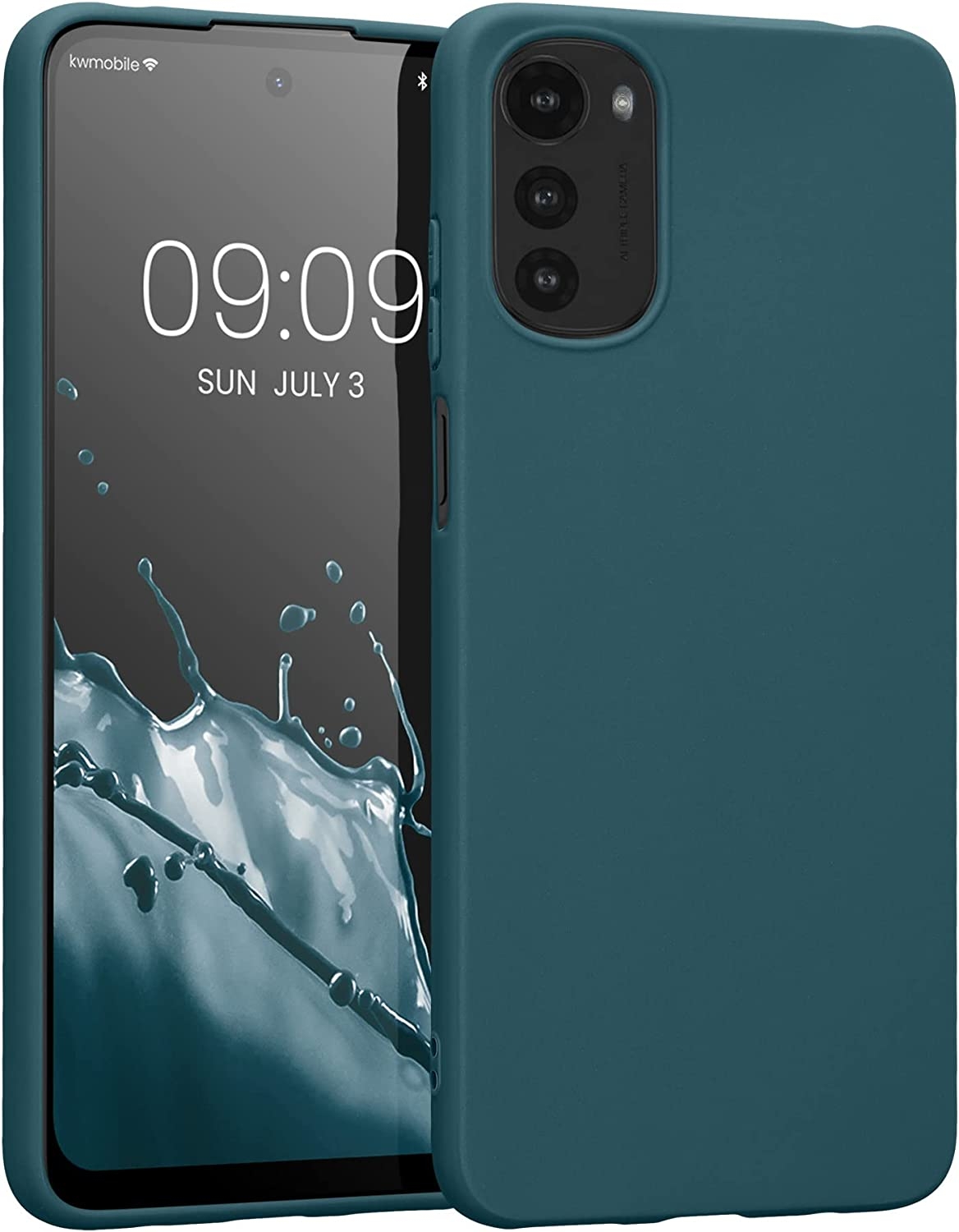 KWmobile Θήκη Σιλικόνης Motorola Moto E32 / E32s - Teal Petrol Matte