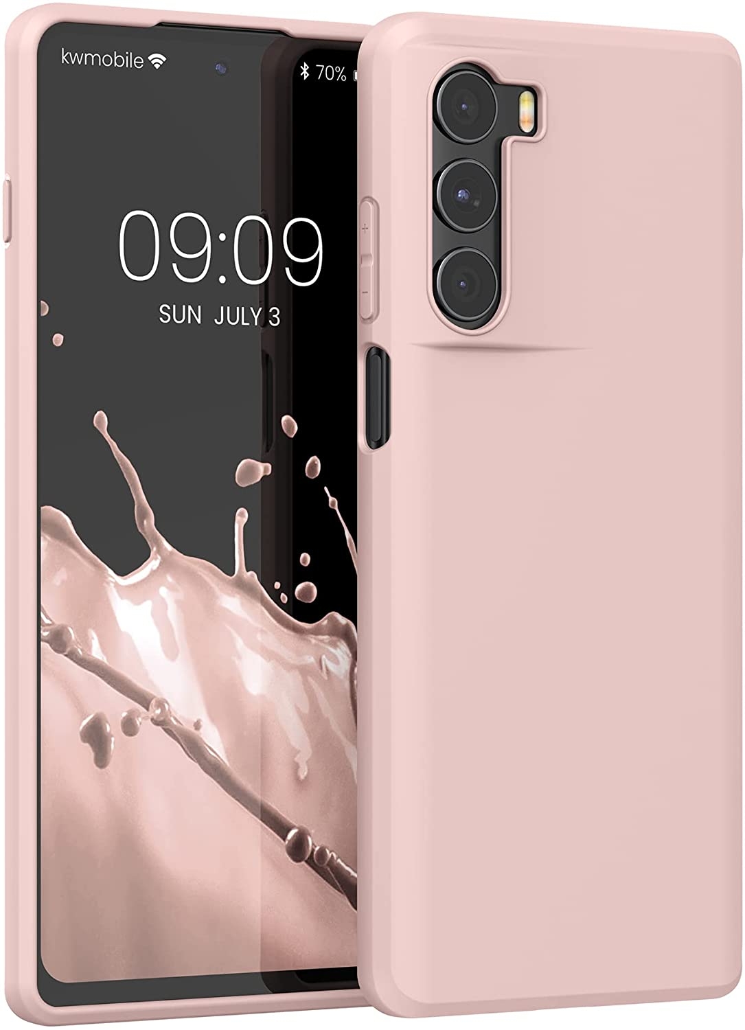 KWmobile Θήκη Σιλικόνης Motorola Moto G200 5G - Dusty Pink