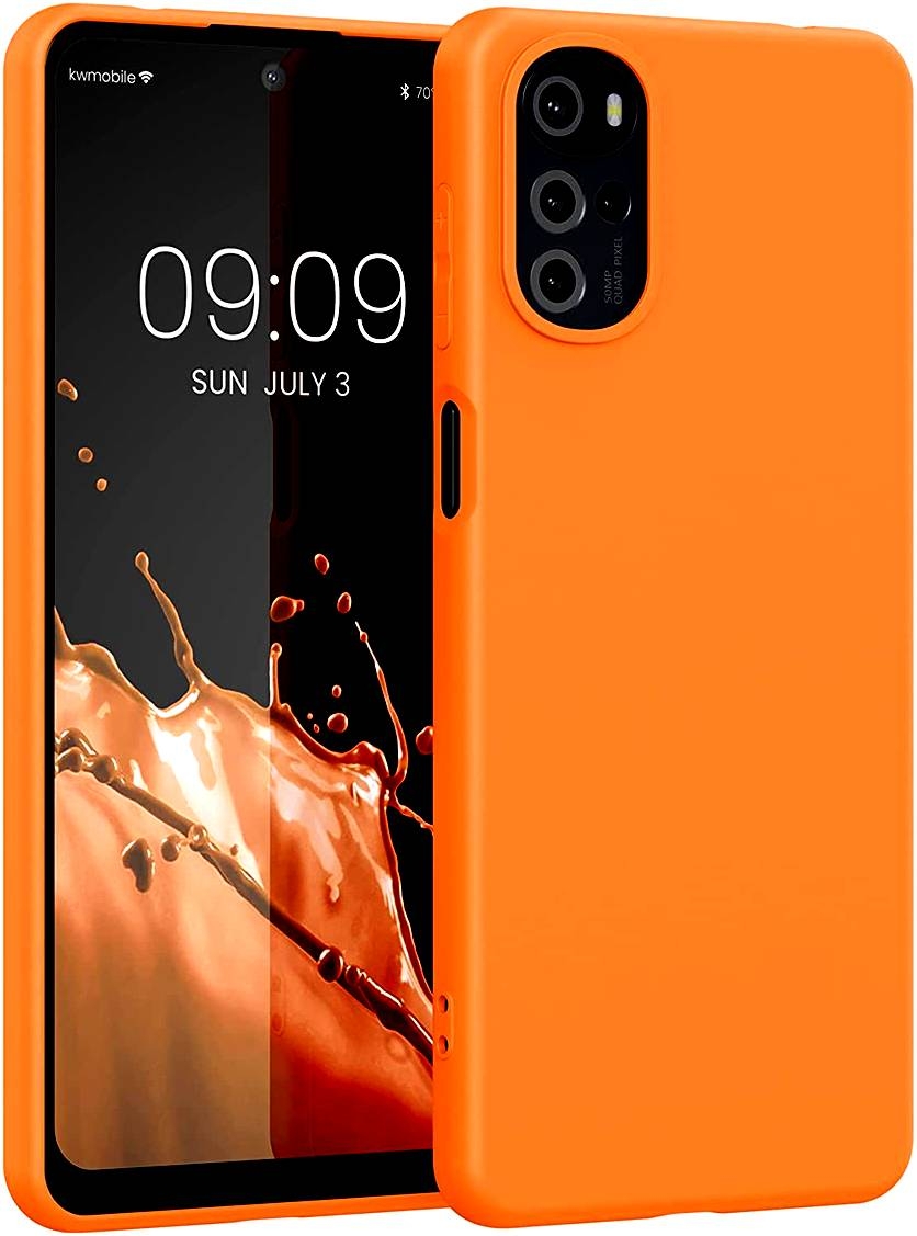KWmobile Θήκη Σιλικόνης Motorola Moto G22 - Fruity Orange